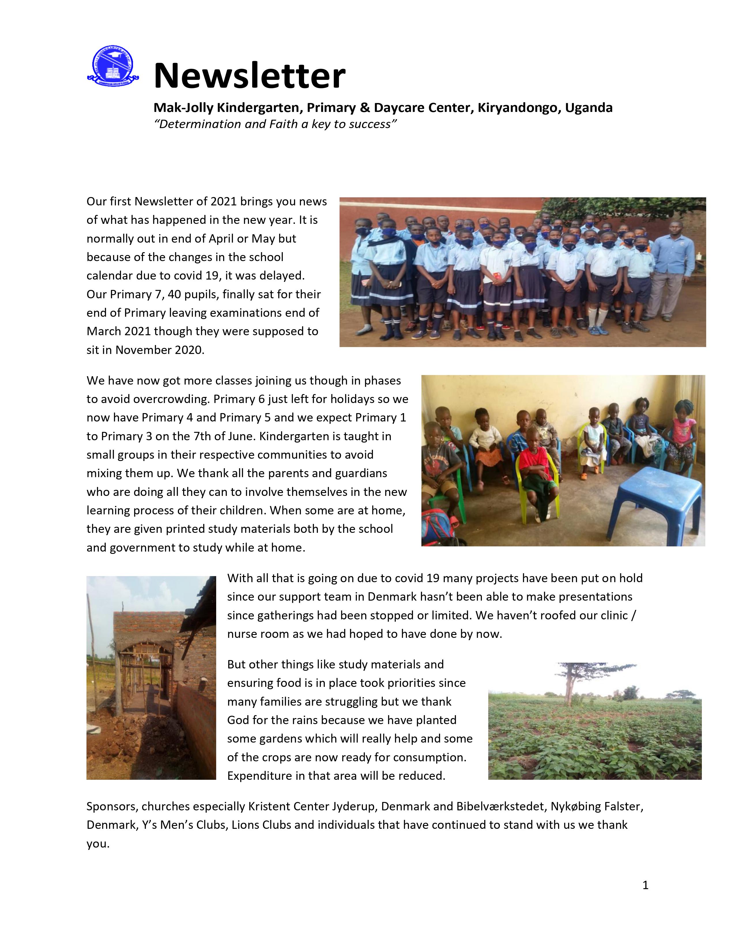 Newsletter tem 1 2021