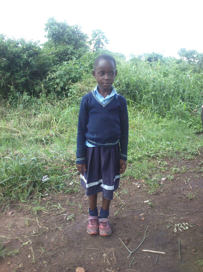 Hellen Able Nyangoma. 7 years.