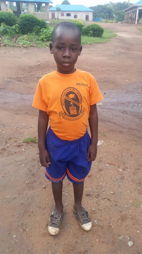 Andrew Messiah Ogenimungu. 7 years.