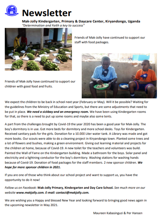 Newsletter term 3 2020
