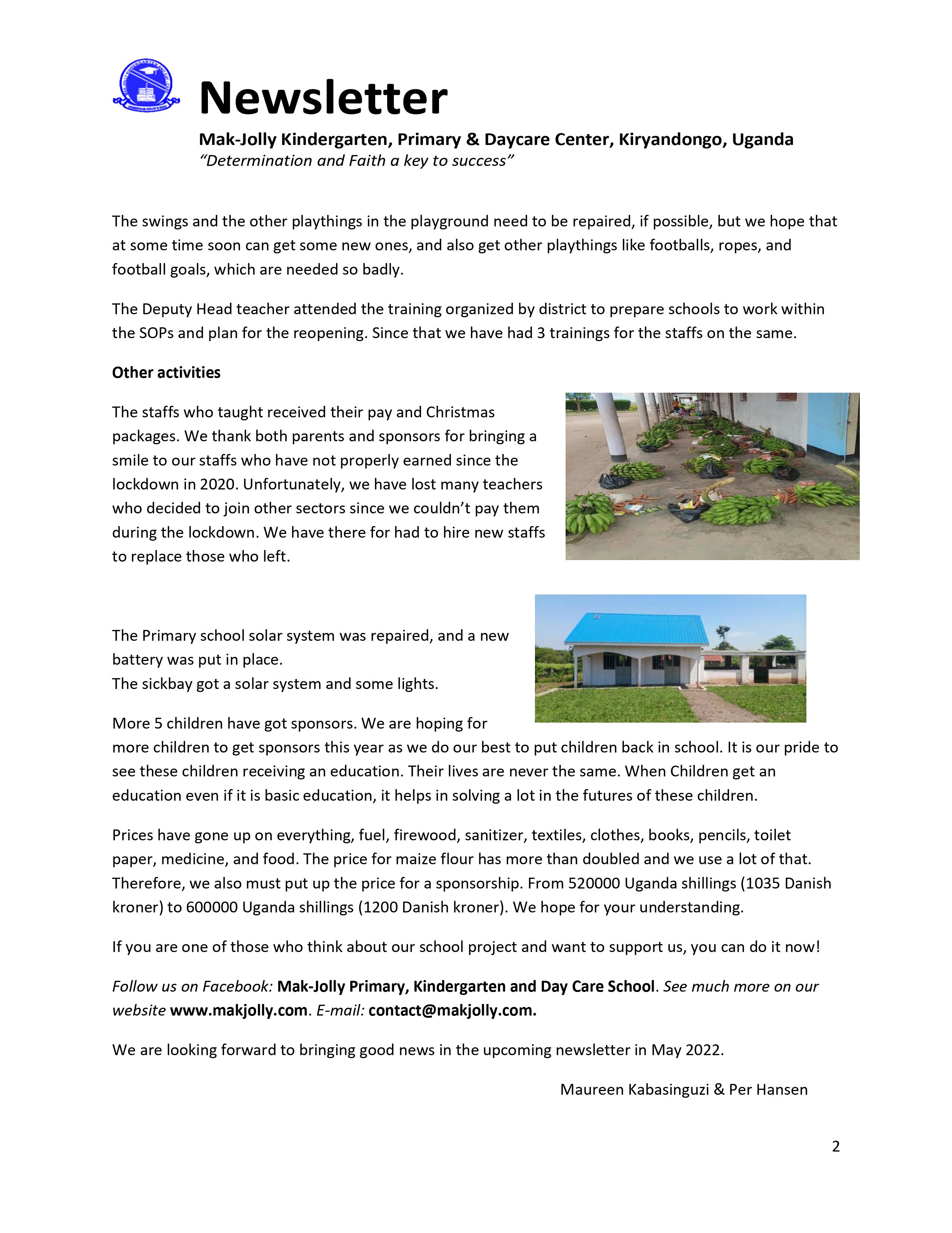 Newsletter term 1 2022