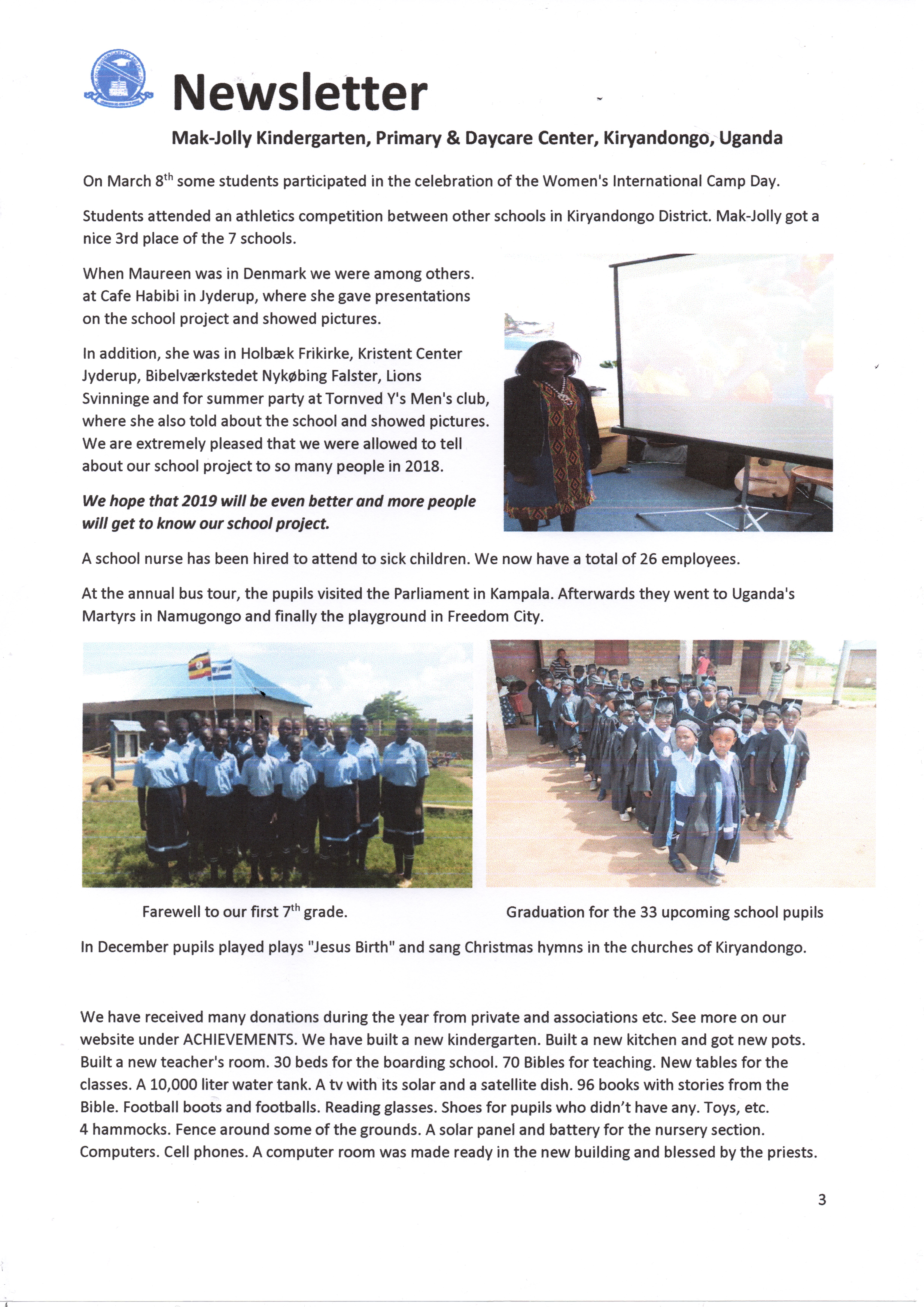 Newsletter 2018