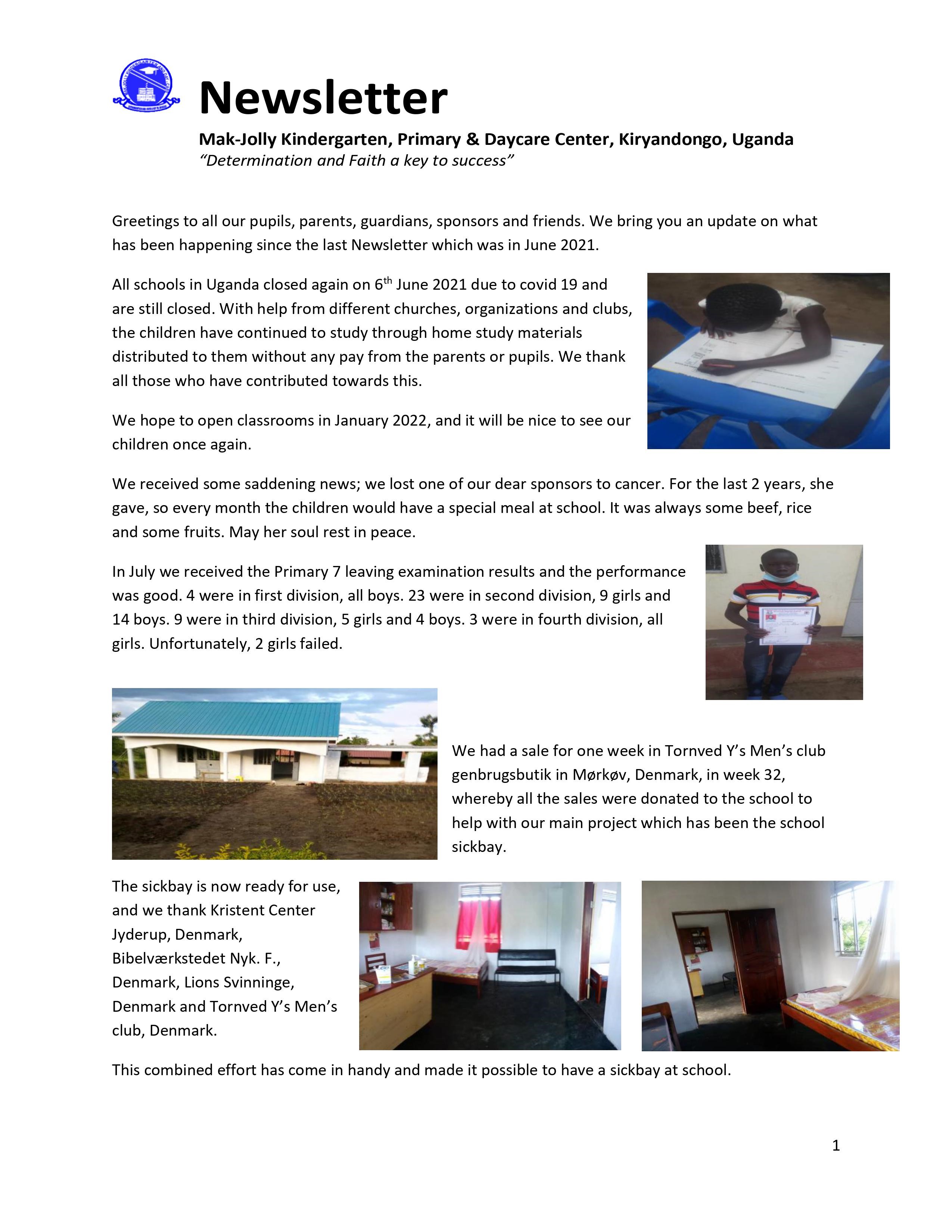 Newsletter term 3 2021
