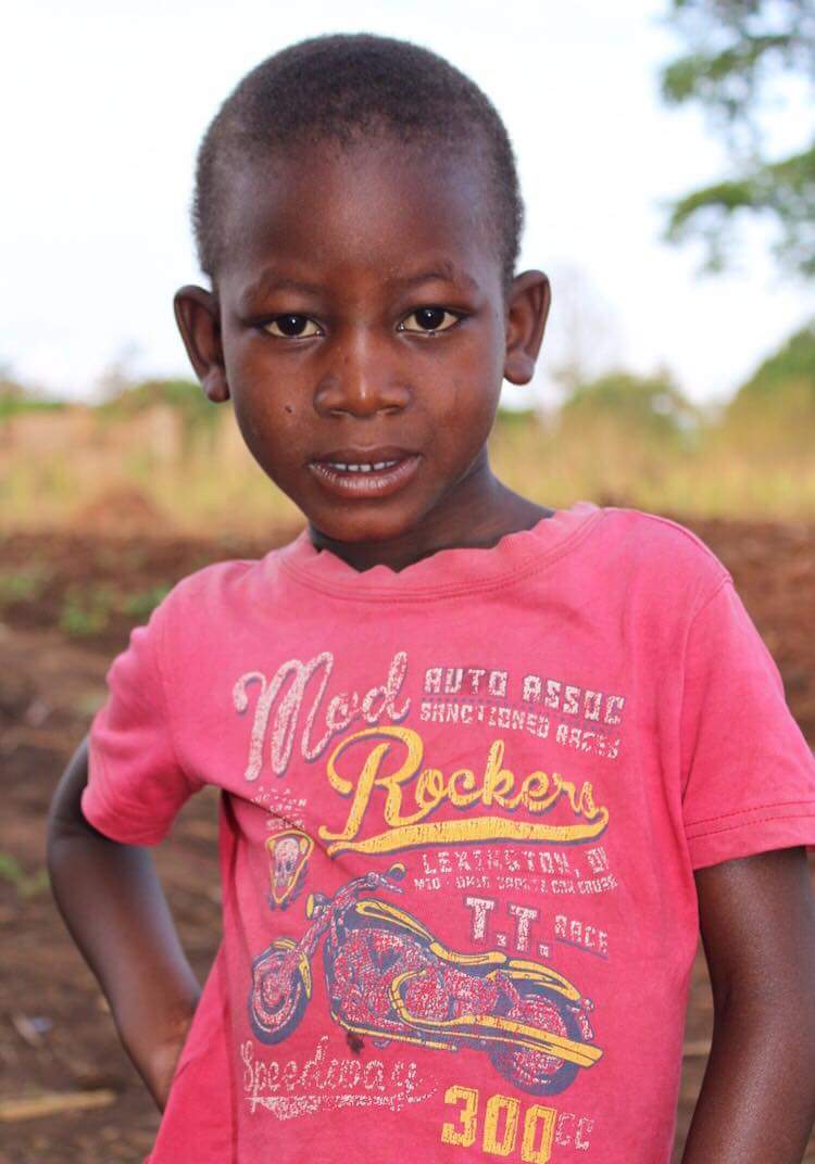Kenis Byaruhanga. 6 years.